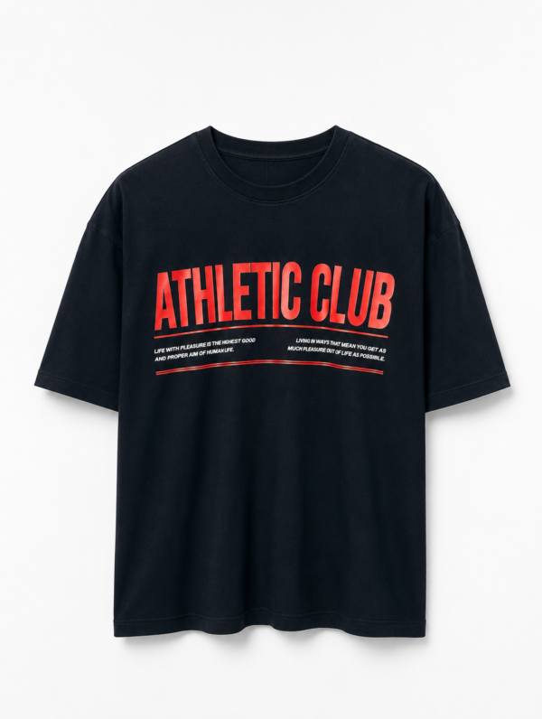 Remera Basica Over Athletic Club Ne