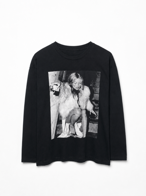 Remera Basica Over Manga Larga Moss Ne