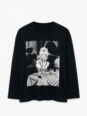Remera Basica Over Manga Larga Kim Ne