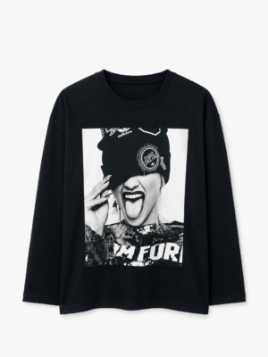 Remera Basica Over Manga Larga Cool Ne