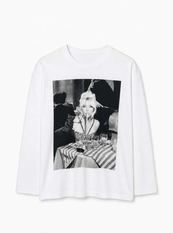 Remera Basica Over Manga Larga Kim Bl