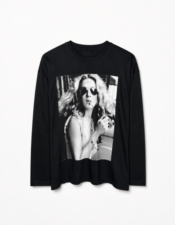 Remera Basica Over Manga Larga Carrie Ne