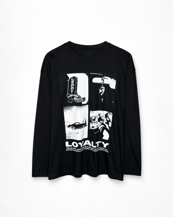 Remera Basica Over Manga Larga Loyalty Ne