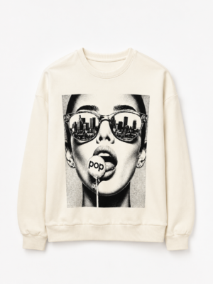 Buzo Cuello Redondo Pop Crudo