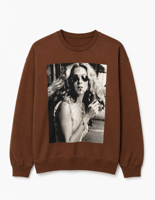 Buzo Cuello Redondo Carrie Choco