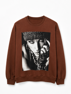 Buzo Cuello Redondo Eyes Choco