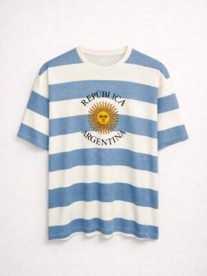 Remera Basica Over Argentina