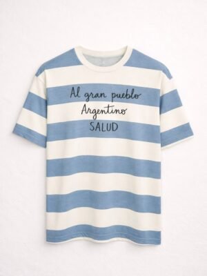 Remera Basica Over Argentina