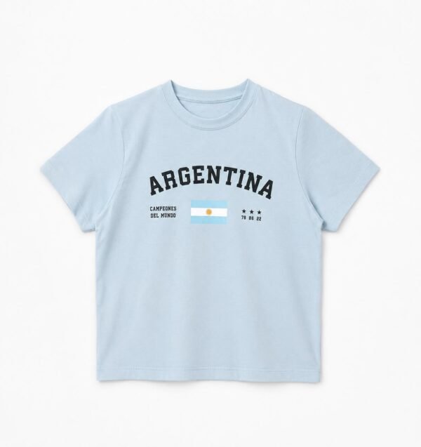 Top July Argentina Celeste