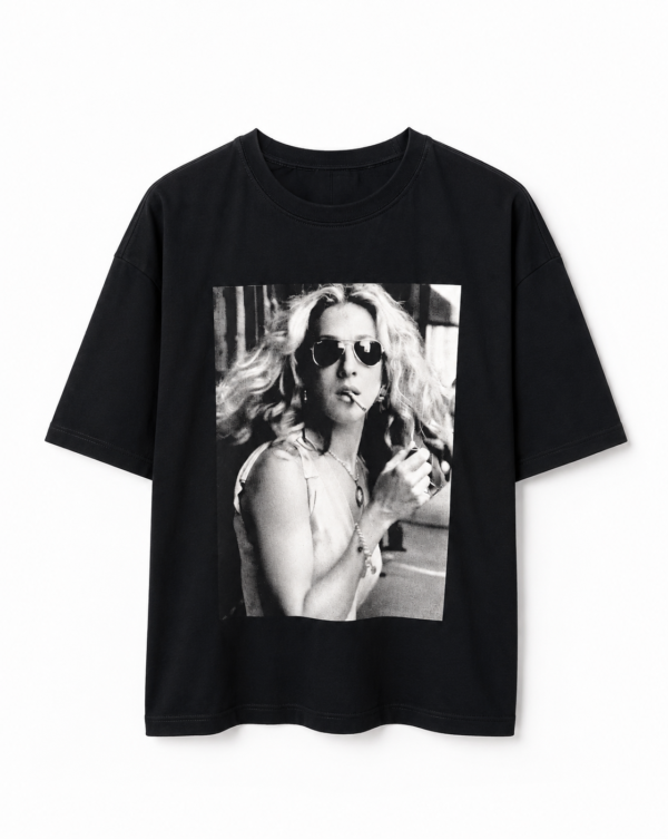 Remera Basica Over Carrie Ne